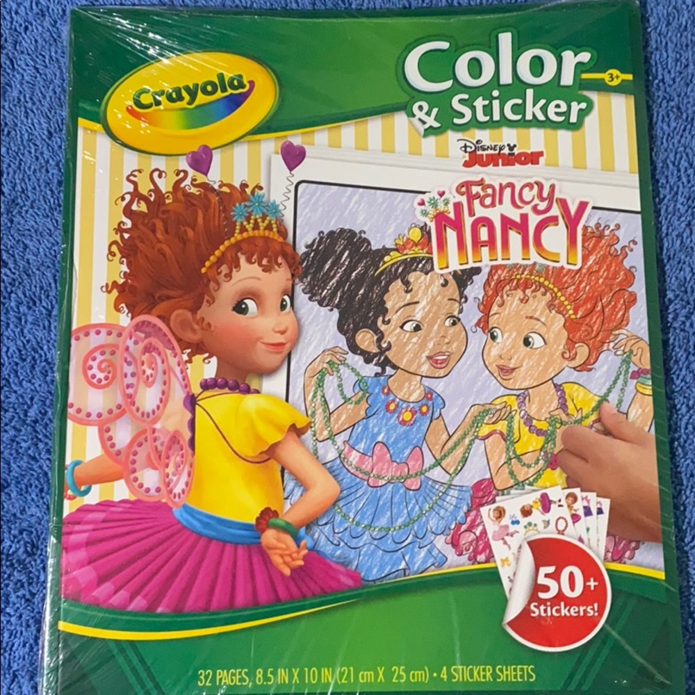 Crayola color & sticker Fancy Nancy Disney junior